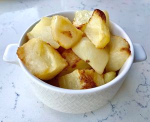 Rosemary roasted potatoes  at JW Kitchen in Dubai