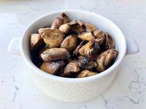 Sautéed mushrooms  at JW Kitchen in Dubai