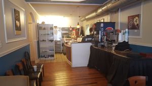 Take out area at Flight in Baltimore