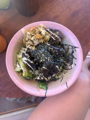 Eggplant teriyaki   at Magic Apple Wholefoods in Cottesloe