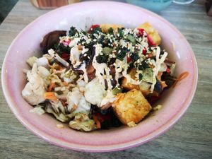 Marinated Tofu at Magic Apple Wholefoods in Cottesloe