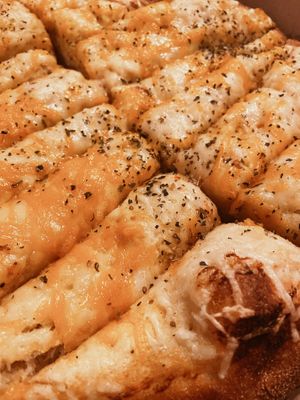 Vegan cheese bread  at Dimo's Pizza - Logan Square in Chicago