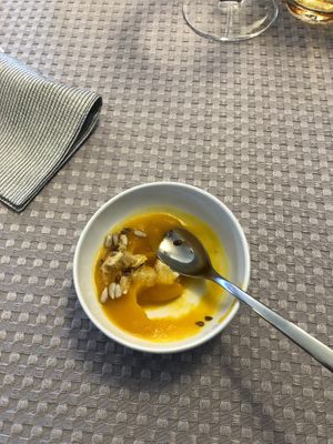 Crema di zucca  at Foresteria La Merlina in Dernice