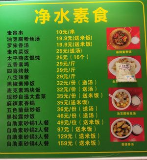 Shanghai first food mall
3rd floor in front of escalator at Clean Water Vegetarian - 净水素食 in Shanghai