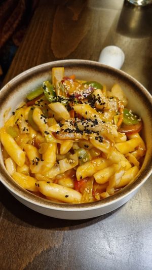 Tteokbokki at Veggico in Vienna