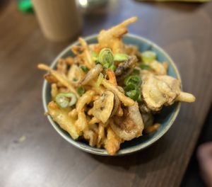 Gemüse in Tempurateig  at Veggico in Vienna