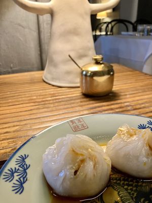 Vegan veg dumplings  at Lady Chu in Potts Point