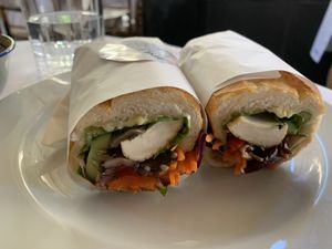 Vegan banh mi  at Lady Chu in Potts Point