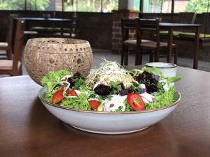 Stuffed portobello  at Cooper's Farm2Plate in Ao Nang