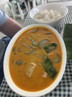 Red Curry with Rice  at Reach - Maybe closed in Phuket