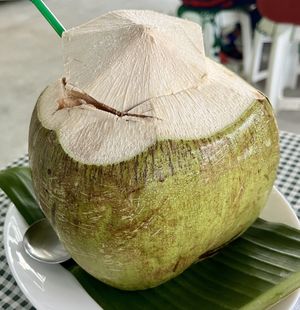 Coconut Water.   at Reach - Maybe closed in Phuket