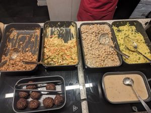 Buffet of the day at Vegan Brunch in Riga
