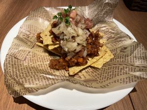 Nachos at Ko-So Cafe in Tokyo