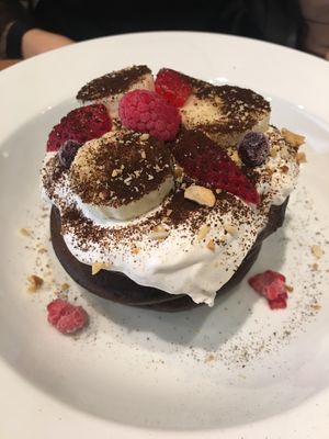 Healthy pancake at Ko-So Cafe in Tokyo