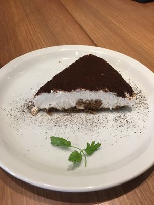 Lemon tiramisu at Ko-So Cafe in Tokyo