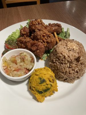 Yurinchi plate   at Ko-So Cafe in Tokyo