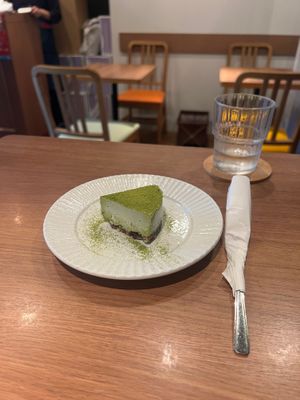 Matcha Cake at Ko-So Cafe in Tokyo