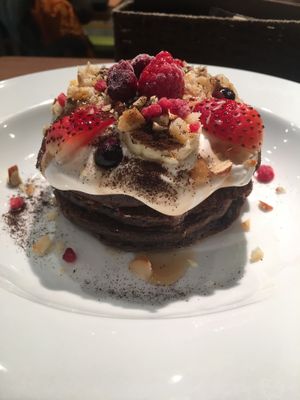 Pancakes, it was very tasty at Ko-So Cafe in Tokyo
