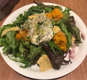 Mini salad  at Ko-So Cafe in Tokyo