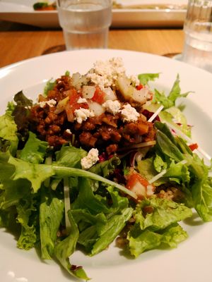 Taco meat at Ko-So Cafe in Tokyo