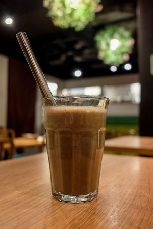 Detox brown smoothie at Ko-So Cafe in Tokyo