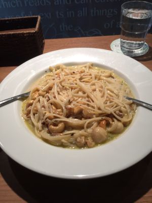 Today s pasta nuts at Ko-So Cafe in Tokyo