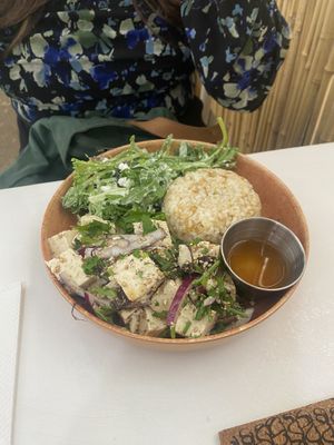 Tofu Poke  at Studio Cafe @ Yoga Under the Palms in Honolulu