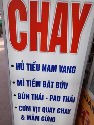Sign outside at PHÚC AN 1986 in Ho Chi Minh City