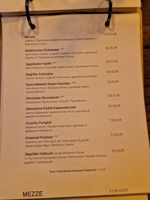 Menü - veganes Mittag at Offsid3 in Regensburg