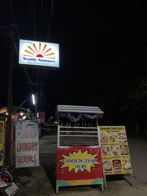 Hard to miss   at Seaside Sanctuary Restaurant in Koh Lanta