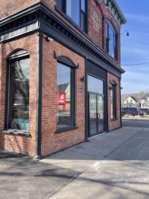 Outsidee  at Epoch Chemistry Coffee House in Moncton