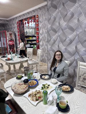 Yummy Chinese dinnerr   at Chinese Food City in Bukhara