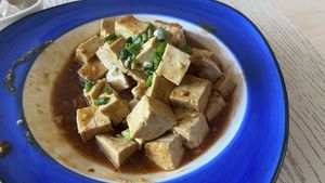 mapo tofu  at Chinese Food City in Bukhara