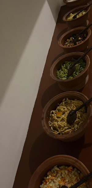 Sri Lankan Curry Buffer at Riosy Vegan Restaurant in Tangalle