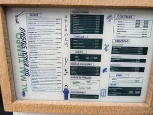 Menu at Soja Sushi Wok in Villa De Leyva