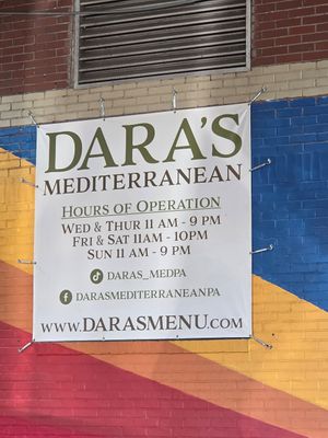  at Dara's Mediterranean in Manayunk