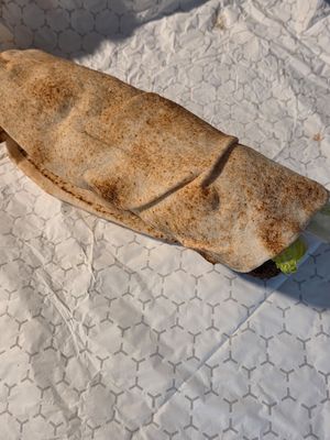 Falafel Hot Sandwich at Dara's Mediterranean in Manayunk