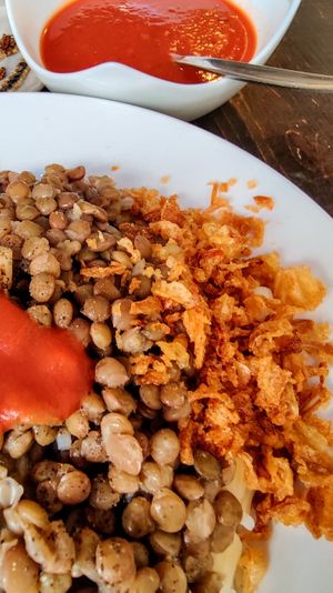 Koschari at Falafelhaus Pingu in Ulm