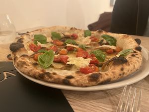 The pizza  at Antitesi in Frascati
