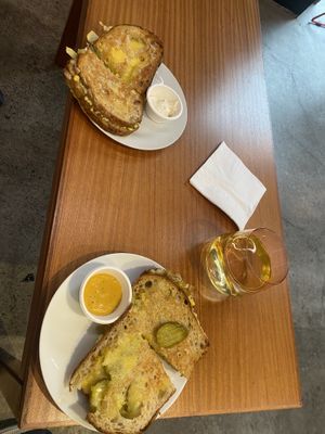 Vexcellent toasties, Vawful photography..  at Vonuts in Wellington