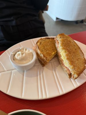Sandwich with ham and cheese   at Vonuts in Wellington
