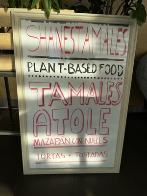 Sign  at Shane's Tamales in Garden Grove