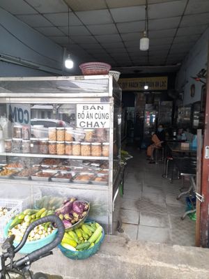 Inside the dark interior at Thiên Phúc in Ho Chi Minh City