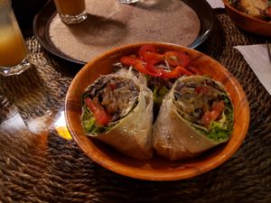 Mushroom Pepper Cheesesteak Burger at All The Way Live in Philadelphia
