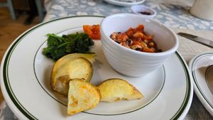 breakfast plate at An Dun Accommodation Inis Meain - Aran Islands in Galway