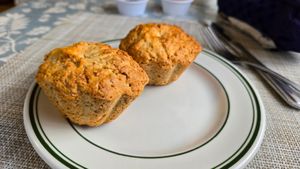 breakfast scone/muffin at An Dun Accommodation Inis Meain - Aran Islands in Galway