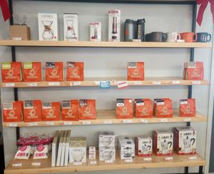 Selection of coffee and tea for purchase at Infusion Coffee & Tea Crafters  in Phoenix