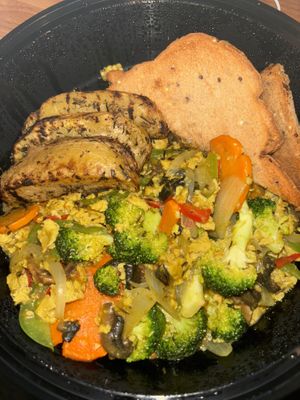 Curry tofu scramble  at Seven Days  in Dennis