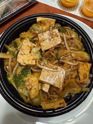 bowl with extra tofu at The Bowl in Albany
