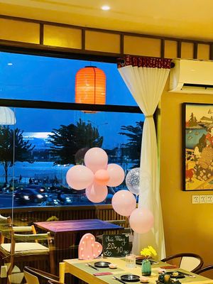 Matsuri Nguyen Hue - Japanese Restaurant with riverview District 1 HCMC - Vegetarian menu available 

https://matsurirestaurant.com.vn/ at Matsuri Japanese Restaurant - Nguyen Hue in Ho Chi Minh City